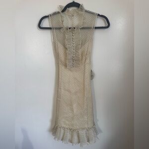 Vintage Betsey Johnson polka dot mesh dress 4